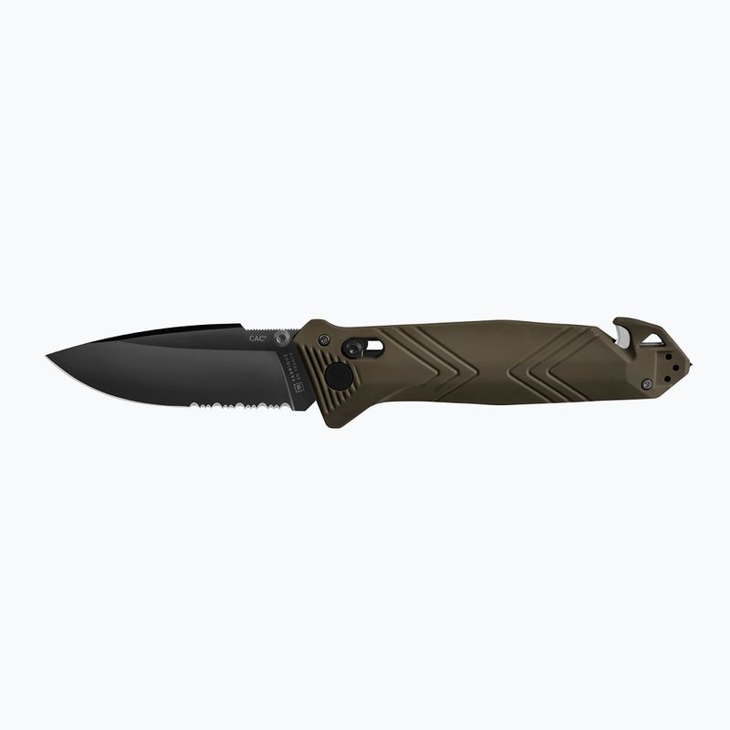 Ніж туристичний TB Outdoor CAC Serration PA6 GF khaki