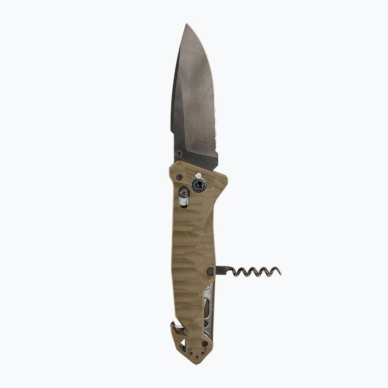 Ніж туристичний TB Outdoor CAC Serration Manche Toxifie PA6 GF khaki 6