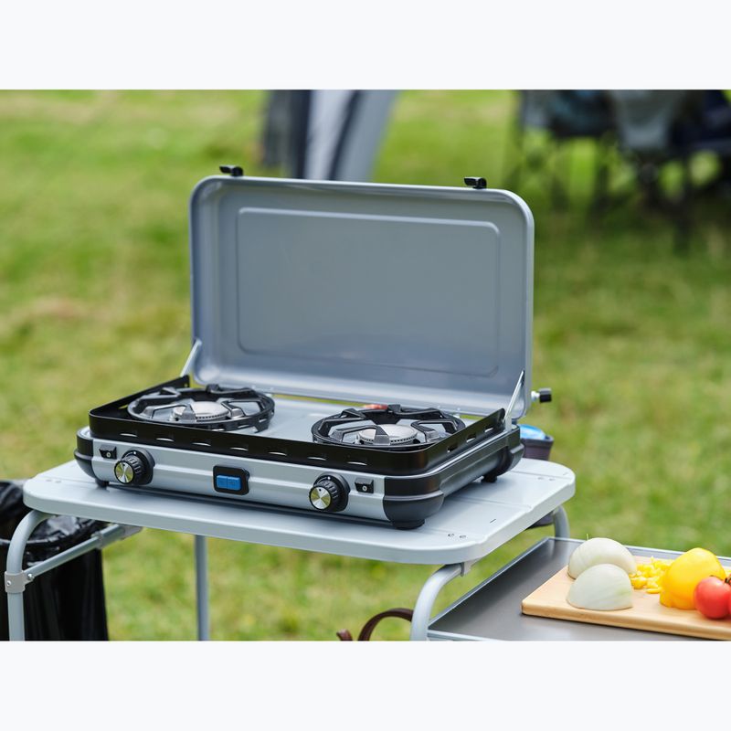 Туристична плита Campingaz Camping Kitchen 2 MAXI Int сріблястого кольору 8