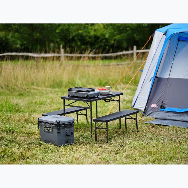 Стіл туристичний з лавками Coleman 4P. Pack Away Set grey 10