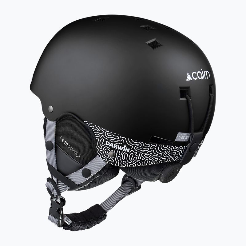 Шолом лижний дитячий Cairn Darwin Jr matte black 2