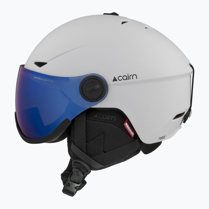 Шолом лижний Cairn Rise II Visor mat white 2