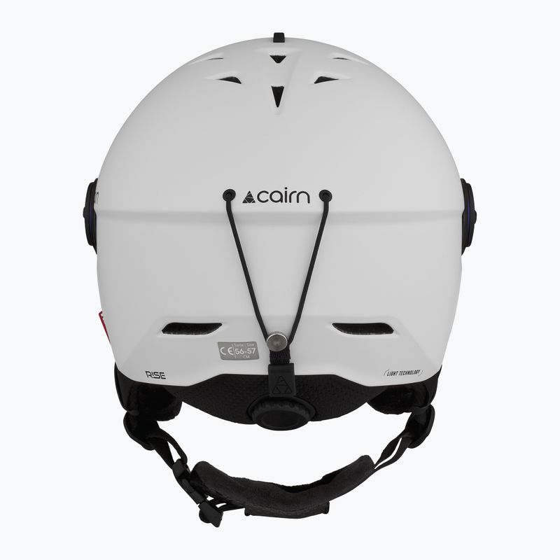 Шолом лижний Cairn Rise II Visor mat white 4