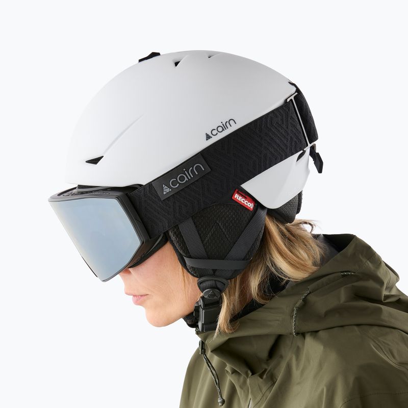 Шолом лижний Cairn Rise II mat white 5
