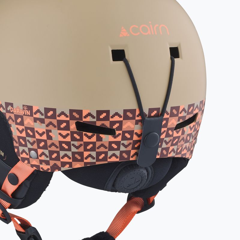 Шолом лижний дитячий Cairn Darwin Jr mat linen 5