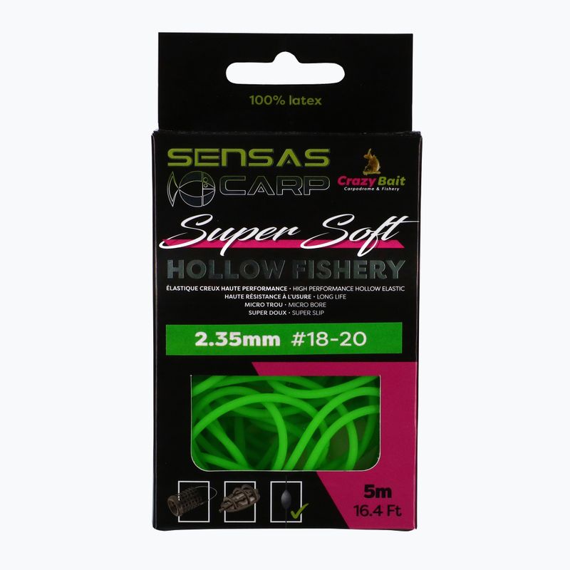 Амортизатор для вудилища Sensas Hollow Fishery Super Soft зелений 54505