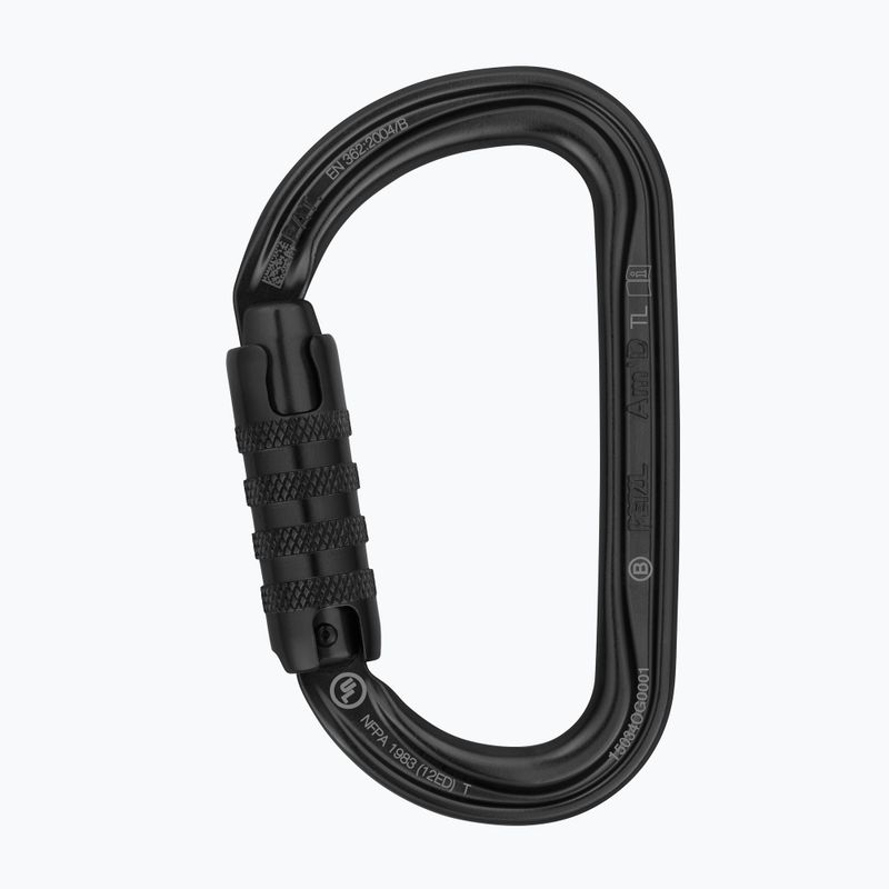 Скелелазний карабін Petzl Am'D Triact-Lock TLN чорний