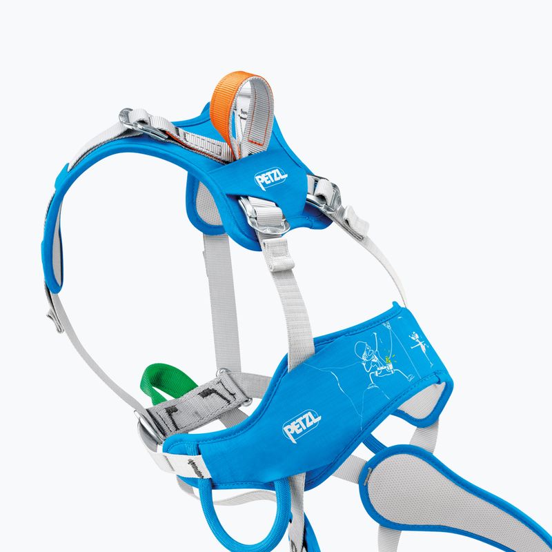 Страхувальна система для скелелазіння дитяча Petzl Gray/blue ouistiti 3