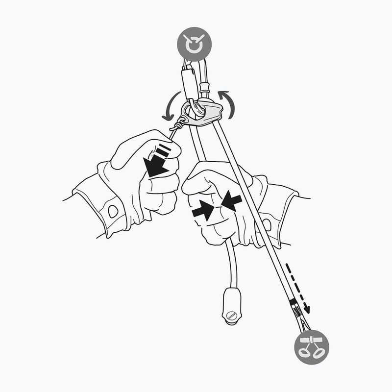 Страхувальна мотузка Petzl Dual Canyon Guide orange 5