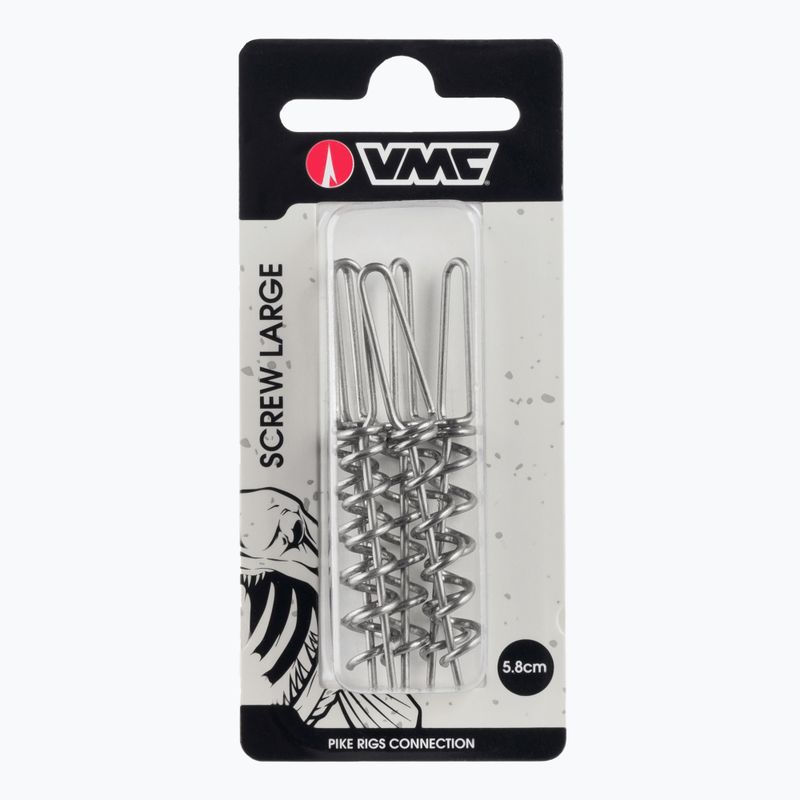 Гвинти для приманок VMC Refill Pike Screw сріблясті AVM550039