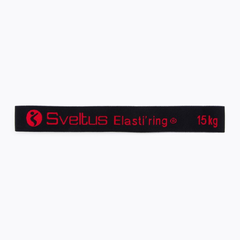 Гумка для вправ Sveltus Elasti'ring 15kg чорна 0027