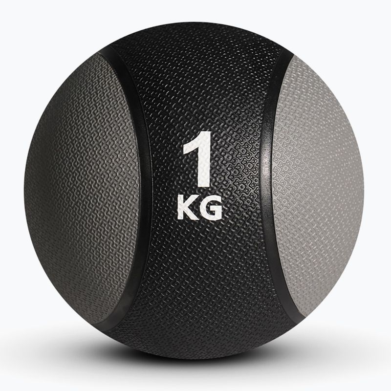 М'яч лікарський Sveltus Medicine Ball Rubber 1 кг grey/ black 2