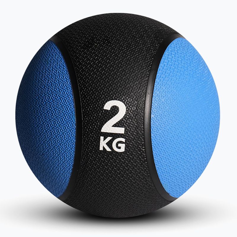 М'яч лікарський Sveltus Medicine Ball Rubber 2 кг blue/ black 2
