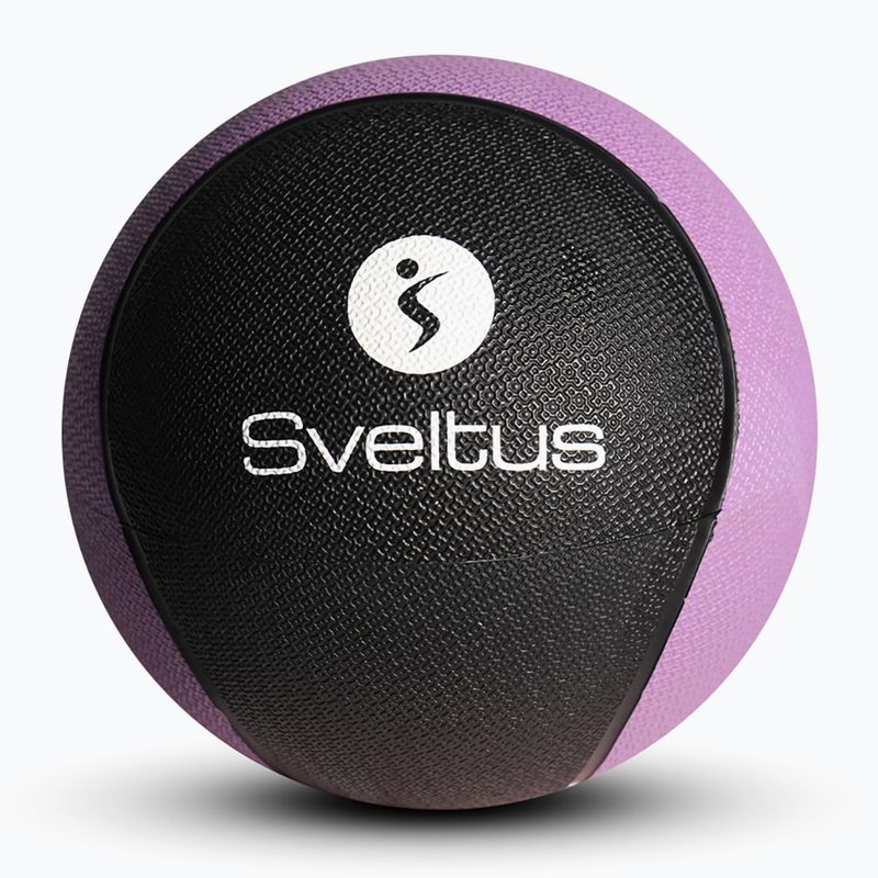 М'яч лікарський Sveltus Medicine Ball Rubber 5 кг violet/ black