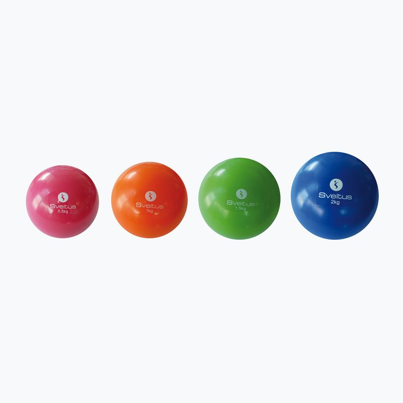 М'яч лікарський Sveltus Weighted 0,5 кг red 2