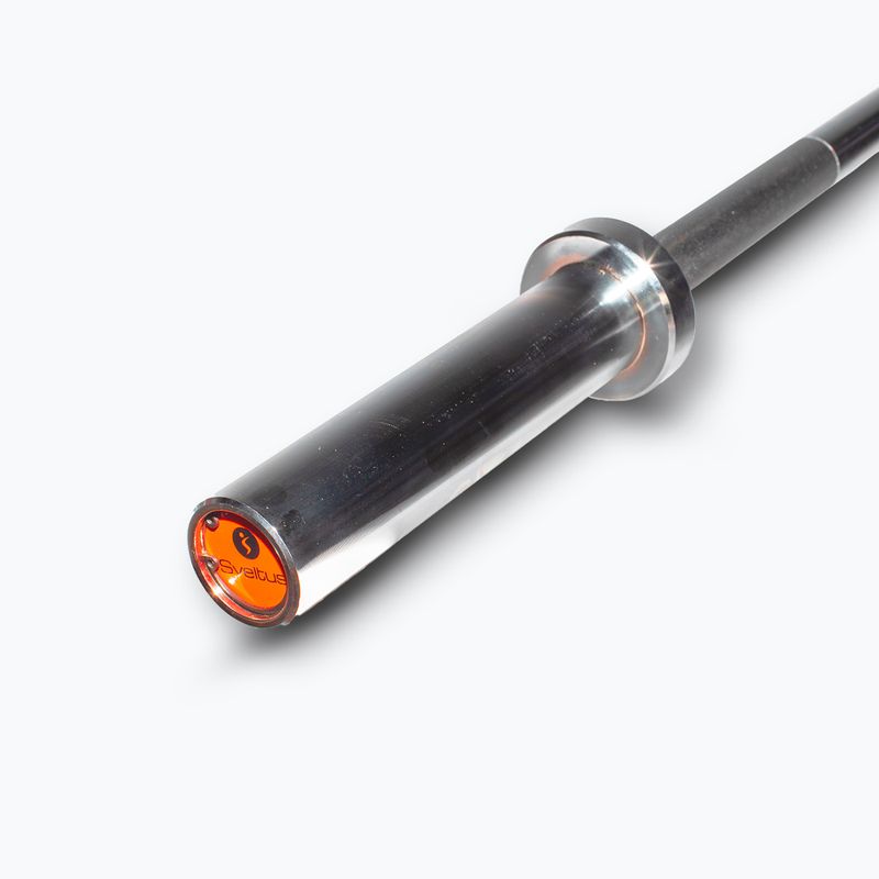 Гриф прямий олімпійськийi Sveltus Training Bar + 2 затискачі chrome 2