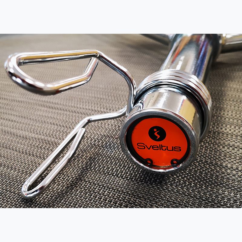 Гриф  Sveltus Olympic Trap Bar + 2 Stop Disques chrome 2
