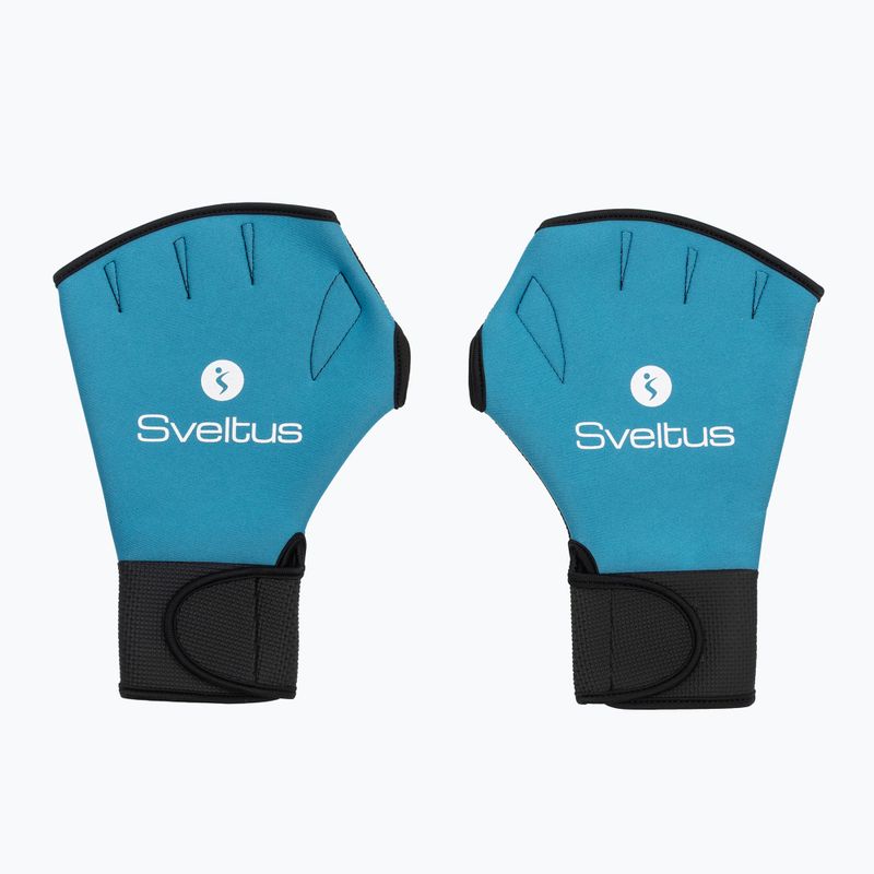 Рукаваці для аквафітнесу Sveltus 1840 Aqua black/blue 2