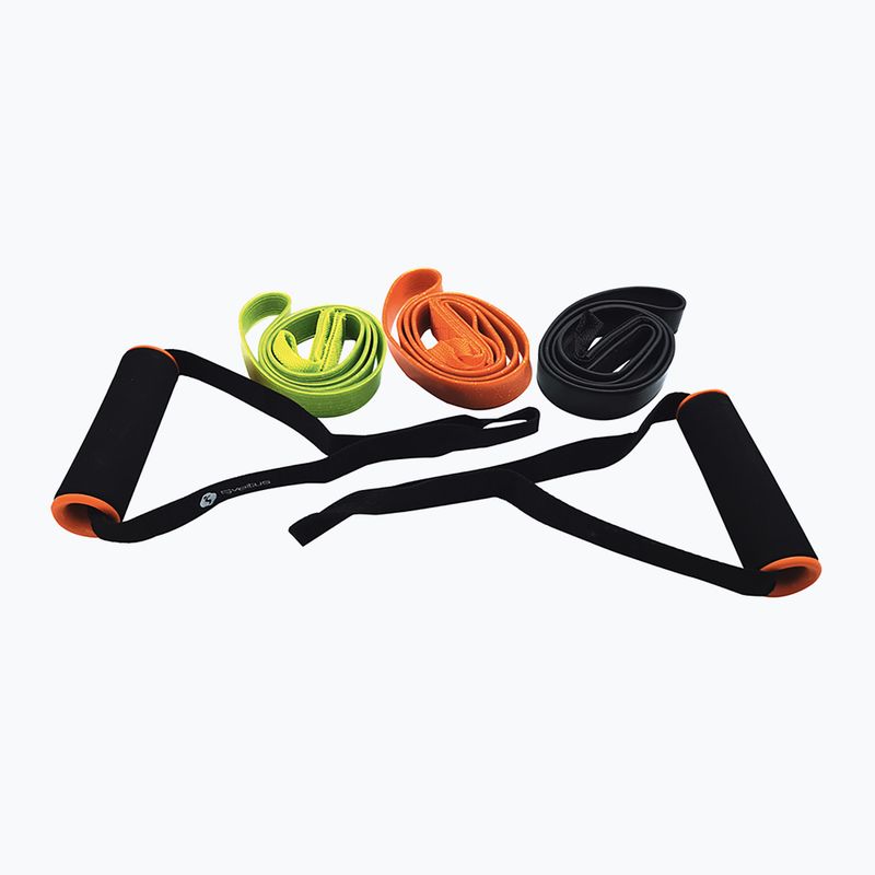 Експандер для тренувань Sveltus Fitness Elastic Bands 3 шт. green/ orange/ black 2