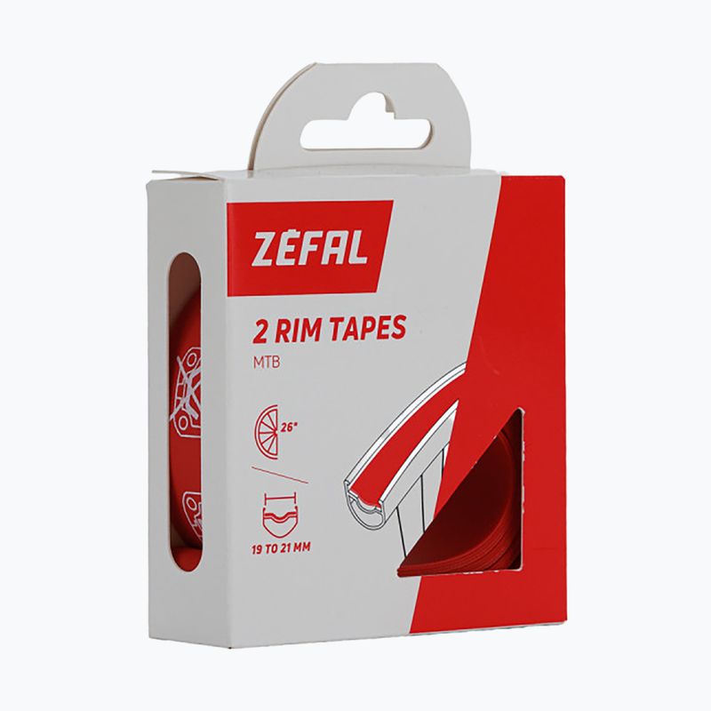 Стрічка для обруча Zefal Rim Tapes 622 x 22 mm 29" 2 pcs red 5