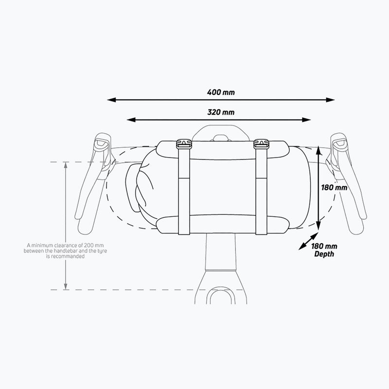 Сумка велосипедна на кермо  Zefal Bikepacking z Adventure F10 червона ZF-7000 6