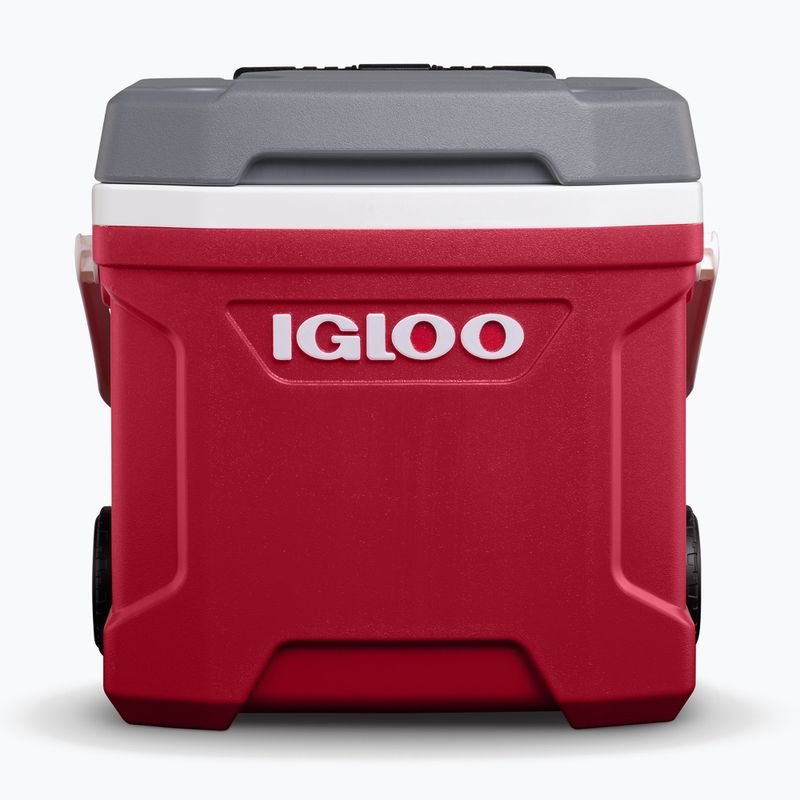 Холодильник туристичний Igloo Latitude 16 Qt Roller 15 л industrial red/ meteorite