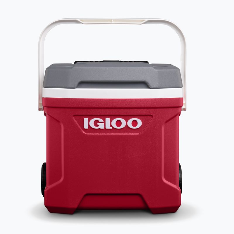 Холодильник туристичний Igloo Latitude 16 Qt Roller 15 л industrial red/ meteorite 2