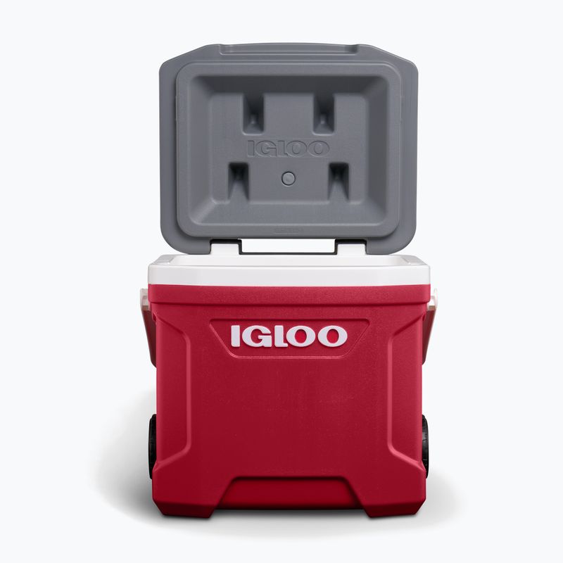 Холодильник туристичний Igloo Latitude 16 Qt Roller 15 л industrial red/ meteorite 13