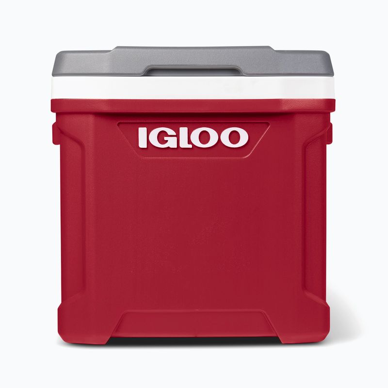 Холодильник туристичний Igloo Latitude 60 Roller 56 л industrial red/ meteorite