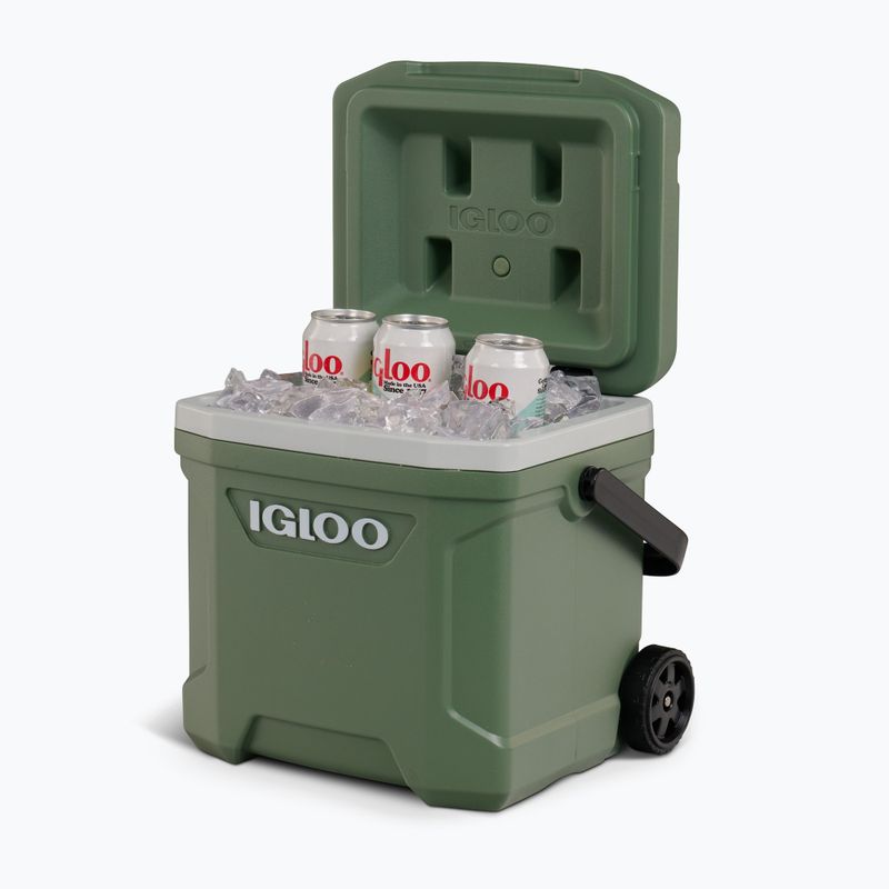 Холодильник туристичний Igloo Ecocool Latitude 16 Qt Roller 15 л vintage green 11