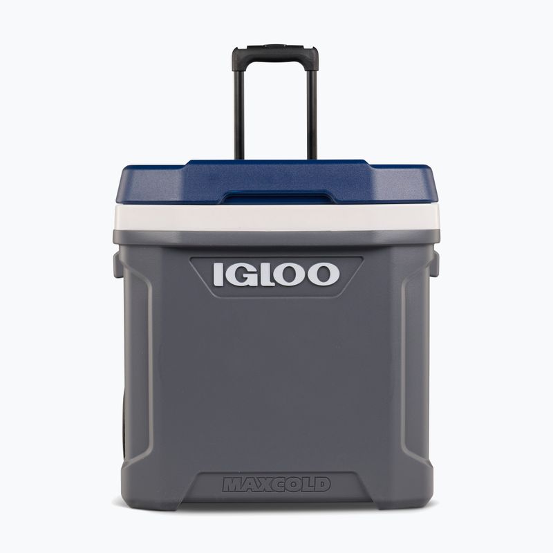 Холодильник туристичний Igloo Maxcold Latitude 62 Qt Roller 59 л carbonite/ aegean sea