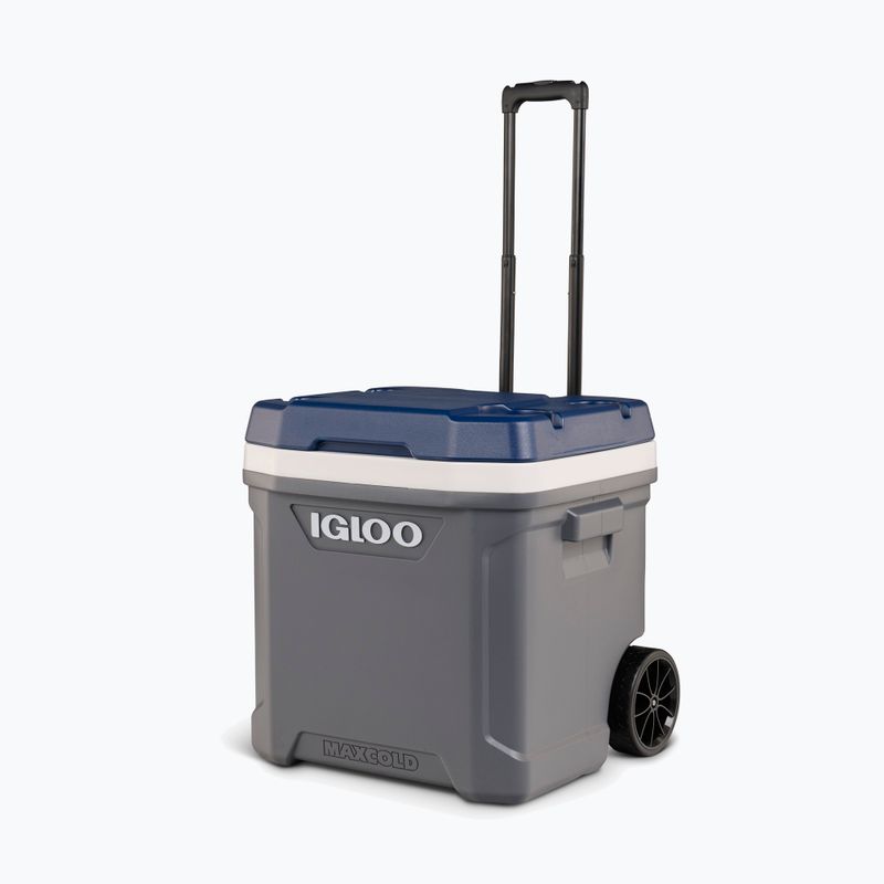 Холодильник туристичний Igloo Maxcold Latitude 62 Qt Roller 59 л carbonite/ aegean sea 9