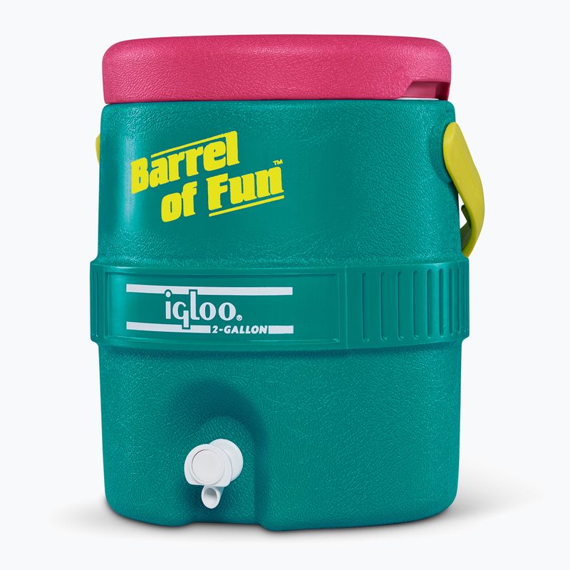 Ємніть для води Igloo Retro Barrel Of Fun 2 Gallon 7,6 л dark jade/bold magenta/livewire yellow 3