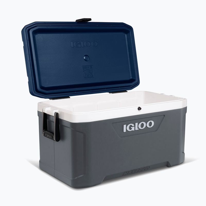 Холодильник туристичний Igloo Maxcold Latitude 70 Qt 66 л carbonite/ aegean sea 8