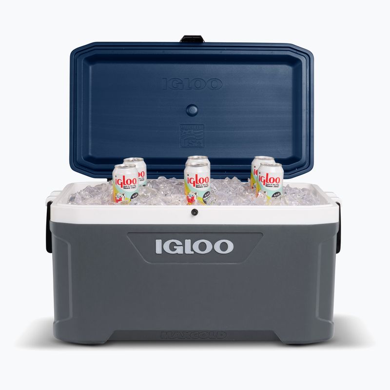 Холодильник туристичний Igloo Maxcold Latitude 70 Qt 66 л carbonite/ aegean sea 10