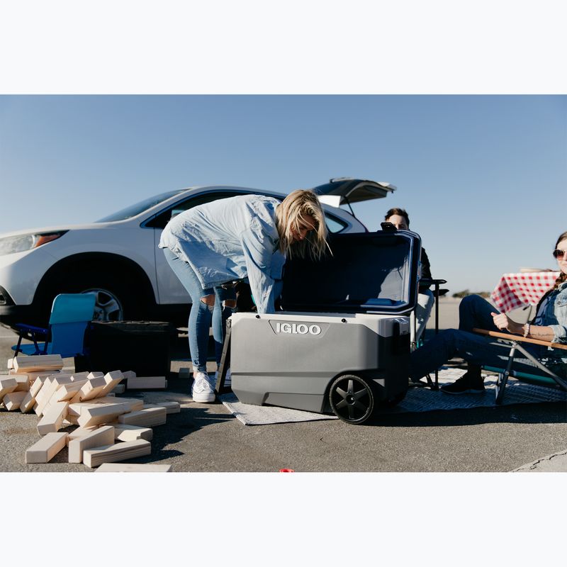 Холодильник туристичний Igloo Maxcold Latitude 90 Qt Roller 85 л carbonite/aegean sea 13