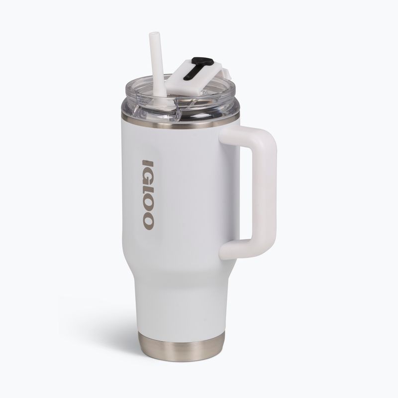 Кружка термічна Igloo Travel Flip n' Sip 960 мл white 4
