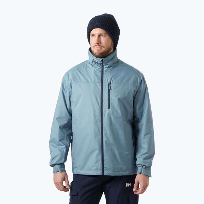 Куртка вітрильна чоловіча Helly Hansen Crew Hooded Pile washed navy 14