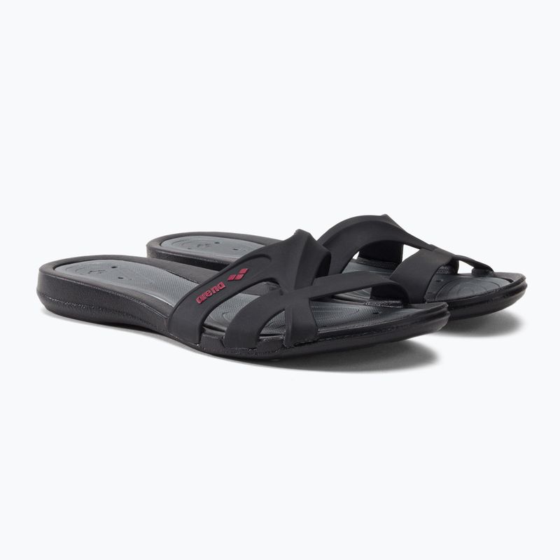 Шльопанці жіночі arena Athena Hook black/deep 5