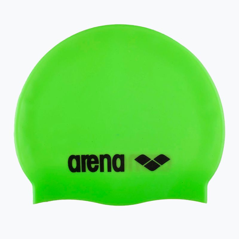 Шапочка для плавання arena Classic Silicone acid lime/black