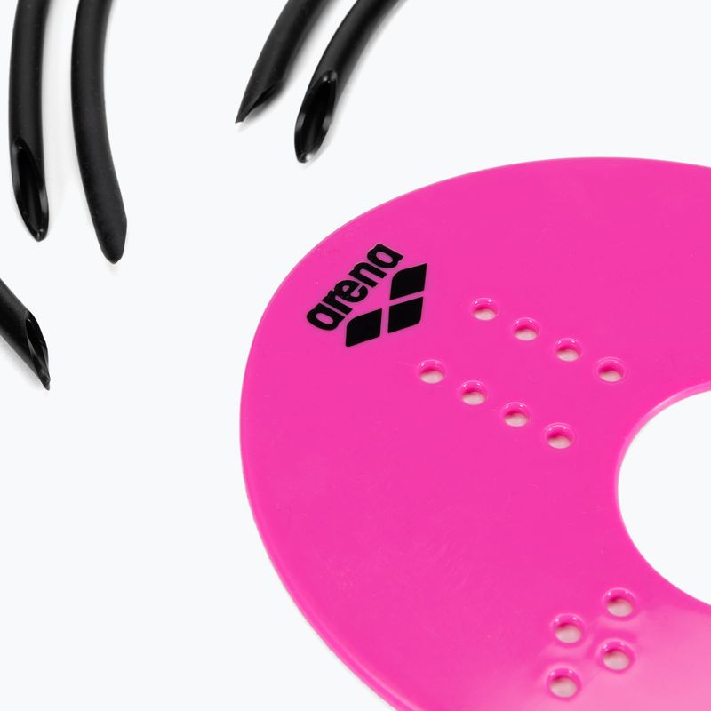 Лопатки для плавання Arena Elite Hand Paddle pink/black 2