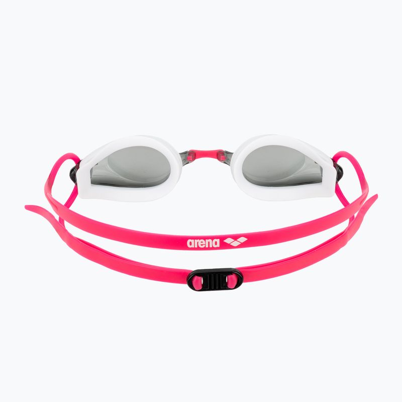 Окуляри для плавання arena Tracks white/smoke/fuchsia 4