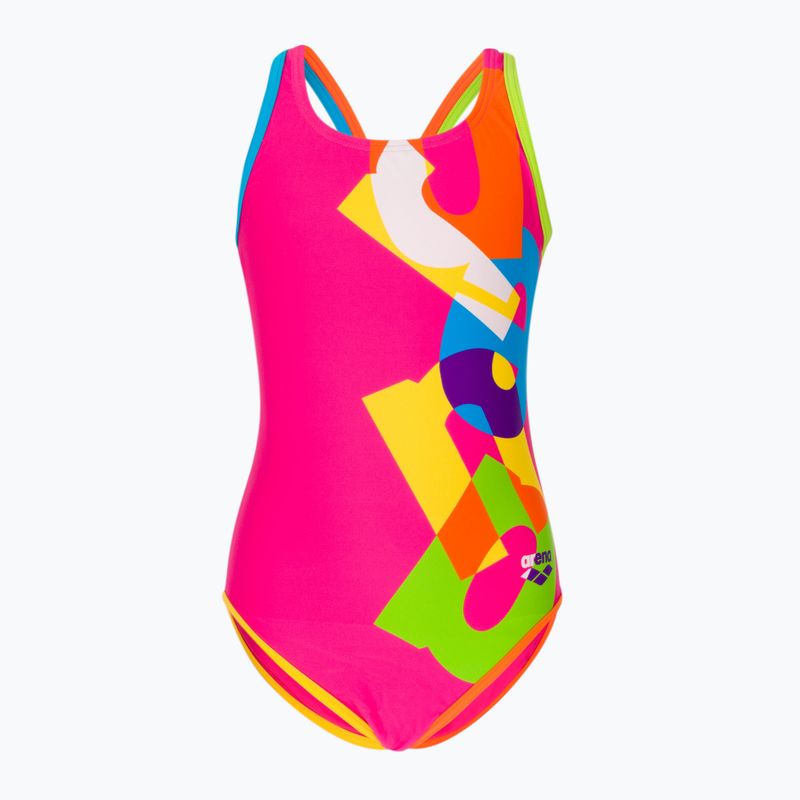 Купальник суцільний дитячий Arena  Patch One Piece L fresia rose/multi