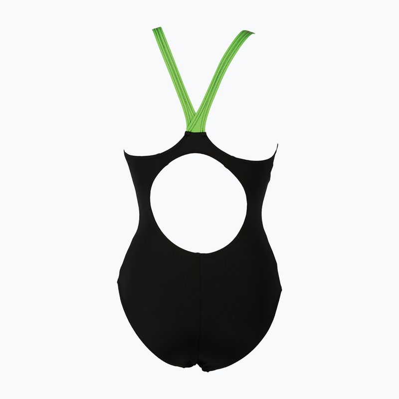 Купальник суцільний жіночий Arena Shadow One Piece black/leaf 5