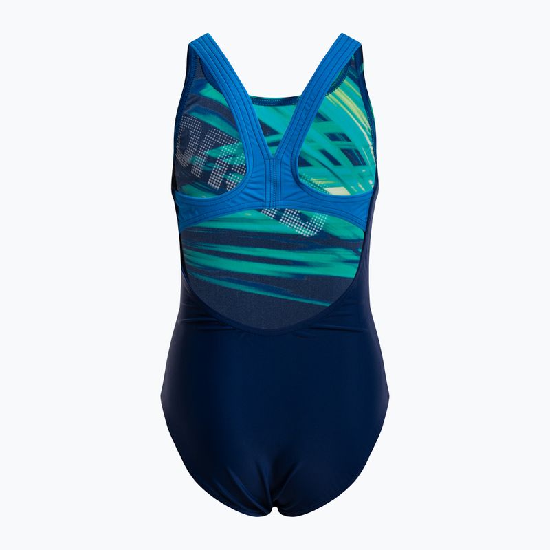 Купальник суцільний дитячий Arena  Phenix One Piece navy/pix blue 2