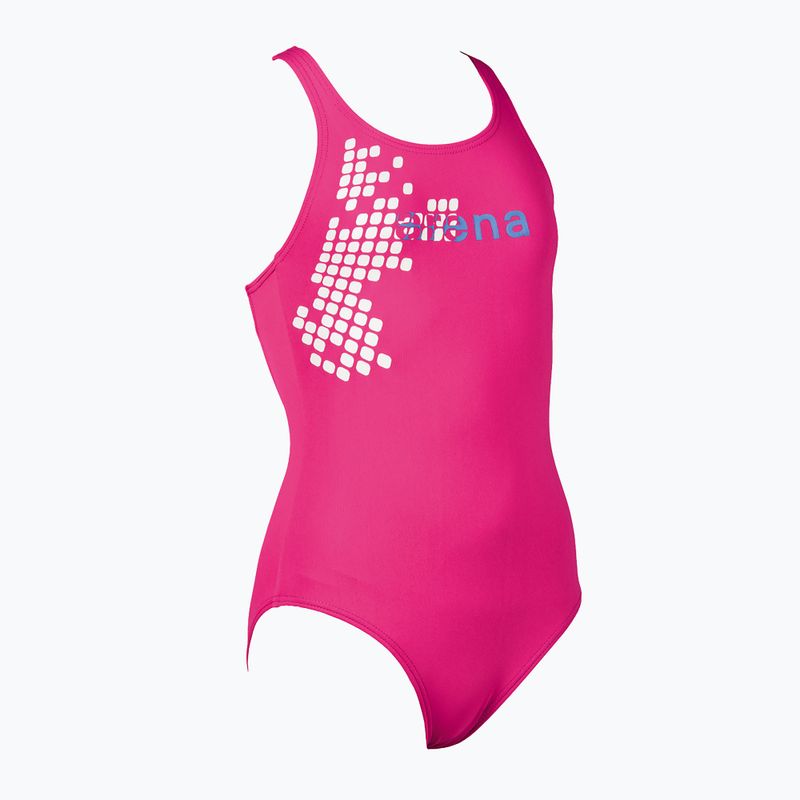 Купальник суцільний дитячий Arena  Cell One Piece L fresia rose/pix blue 5