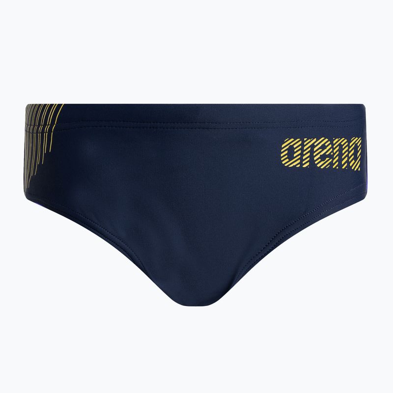 Плавки дитячі Arena Slipstream Brief navy/yellow star