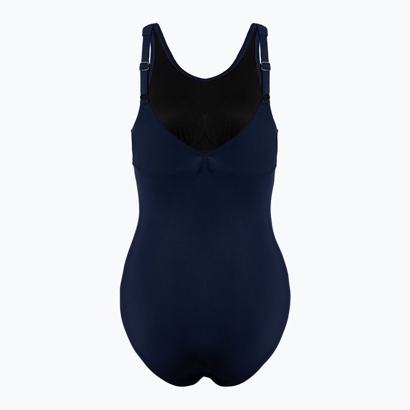 Купальник суцільний жіночий Arena Amber Wing Back One Piece navy 2