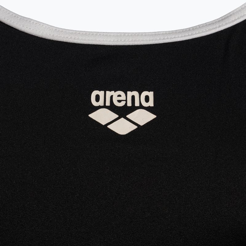 Купальник суцільний жіночий Arena Team Stripe Super Fly Back One Piece black/white 3