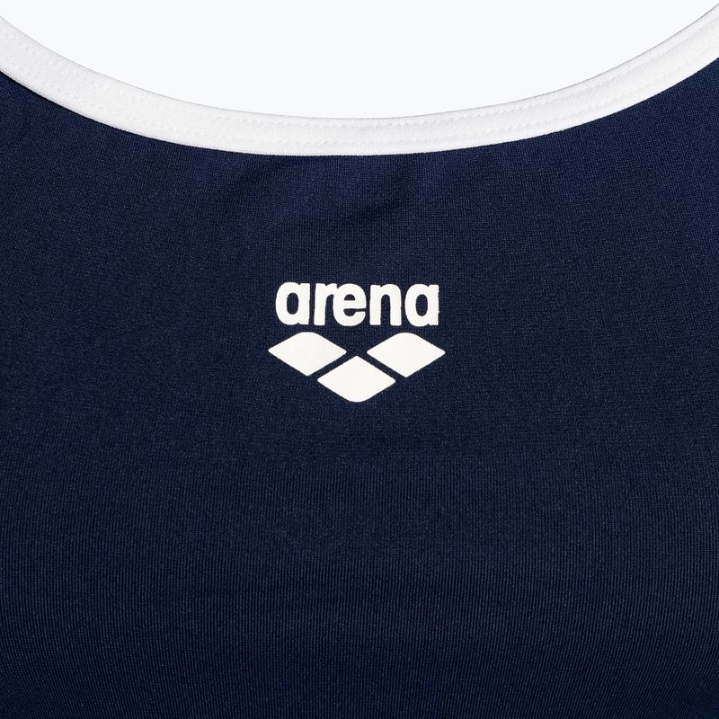 Купальник суцільний жіночий Arena Team Stripe Super Fly Back One Piece navy/white 3